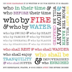 On Rosh Hashanah it is written, and on Yom Kippur it is sealed...